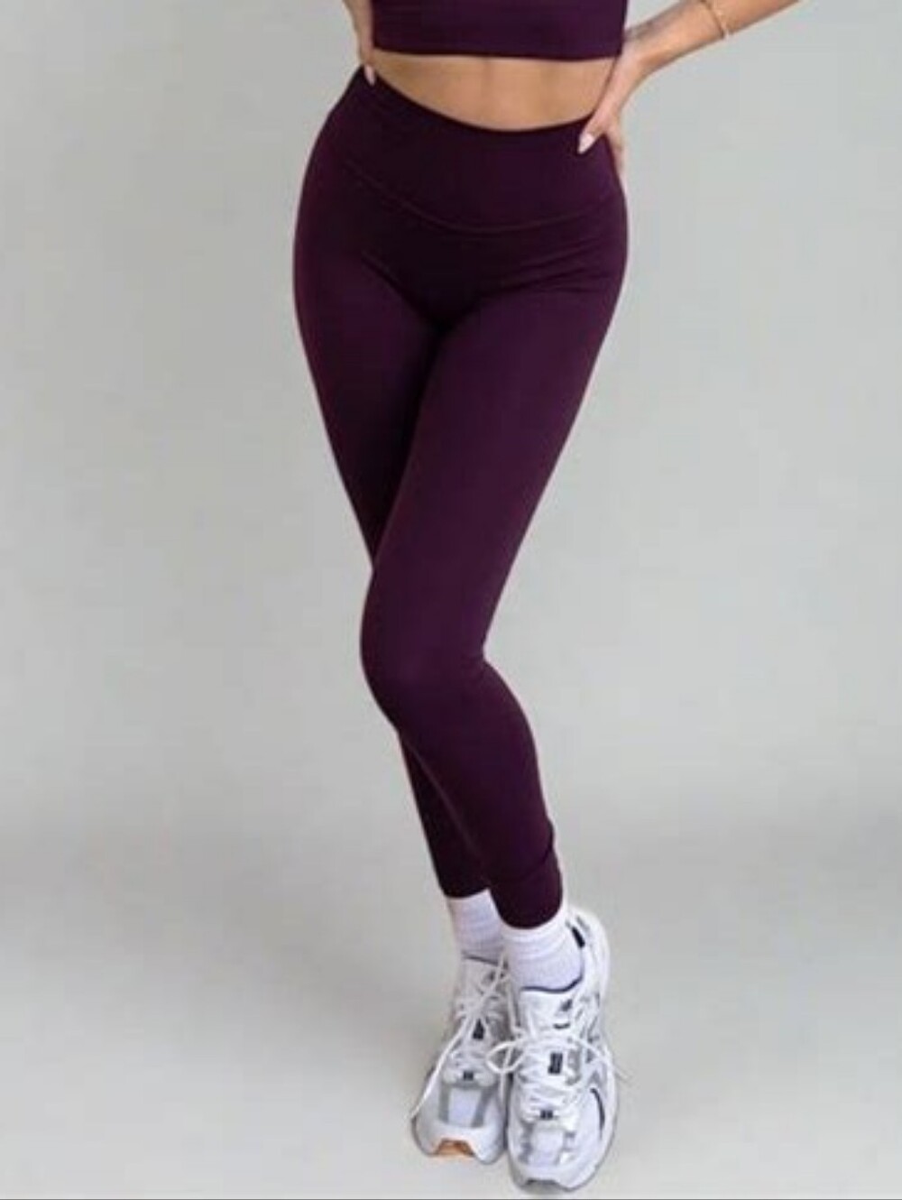 Azur Fit - Like-New Never-Worn Plum Leggings Size L